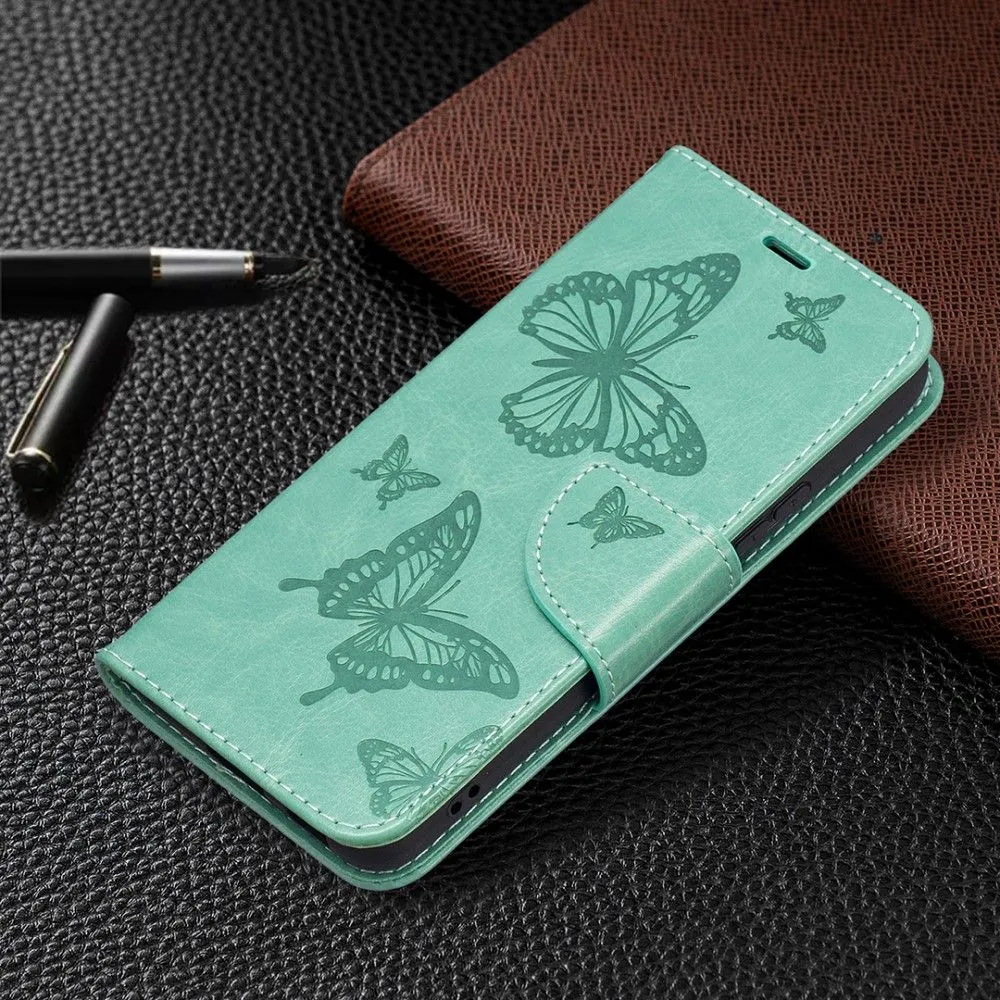 Butterfly Samsung Galaxy S22 Plus flip case - Green