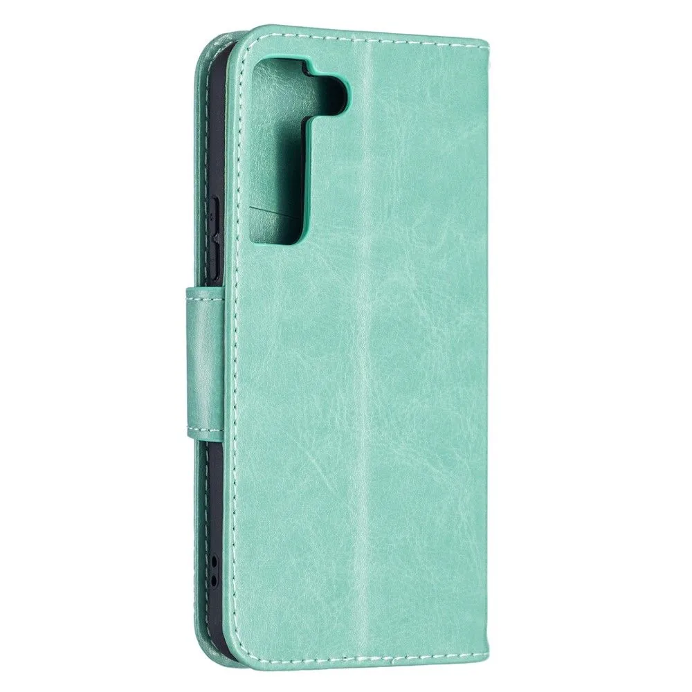 Butterfly Samsung Galaxy S22 Plus flip case - Green