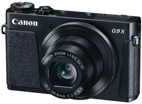 CANON 0511C001 20.0-Megapixel PowerShot G9X Digital Camera (Black)