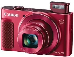 CANON 1073C001 20.2-Megapixel PowerShot SX620 HS Digital Camera (Red)