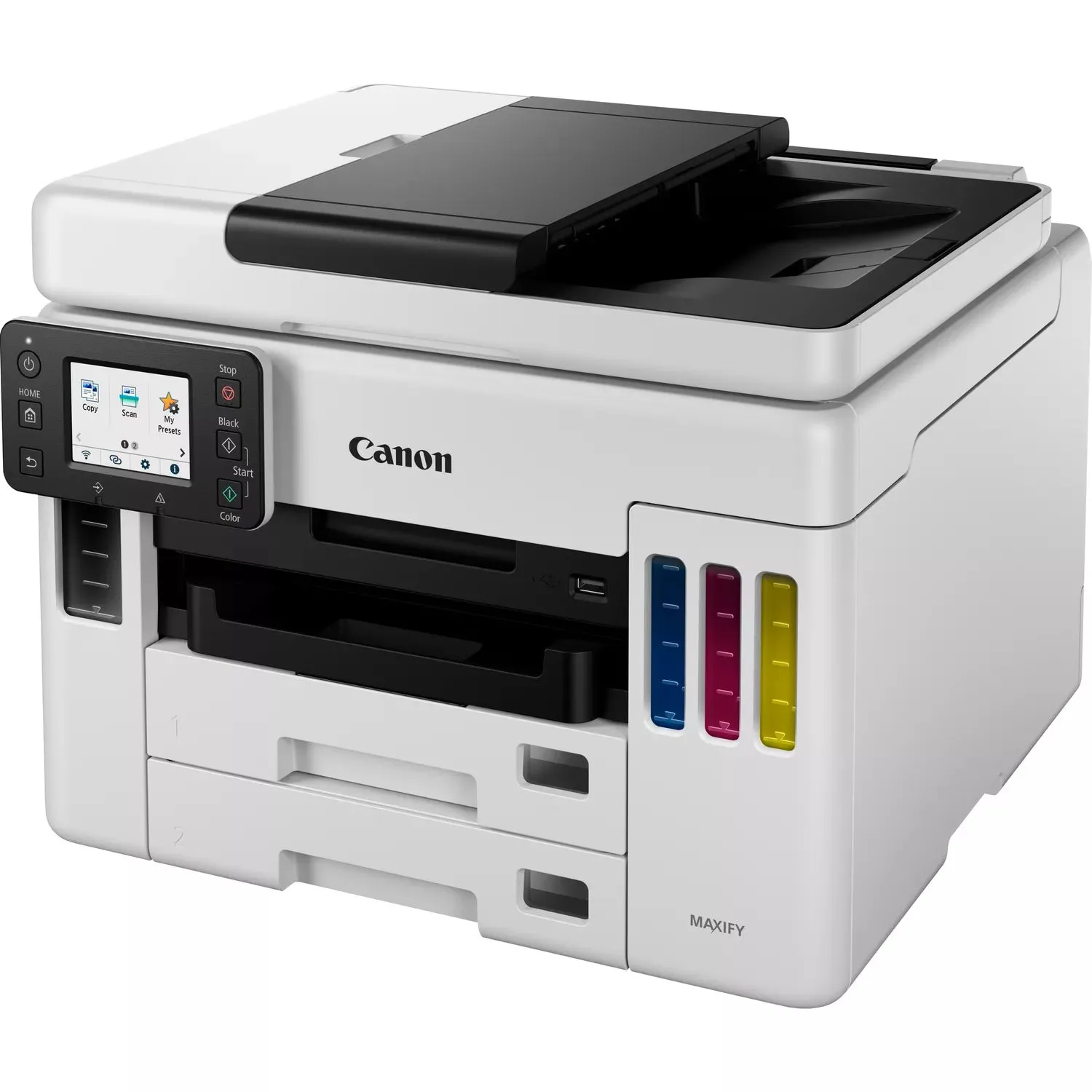 Canon Maxify Gx7050 Gx 7050 - Multifunction Printer - Colour - Inkjet - Refillable - Legal (216 X 356 Mm)/A4 (210 X 297