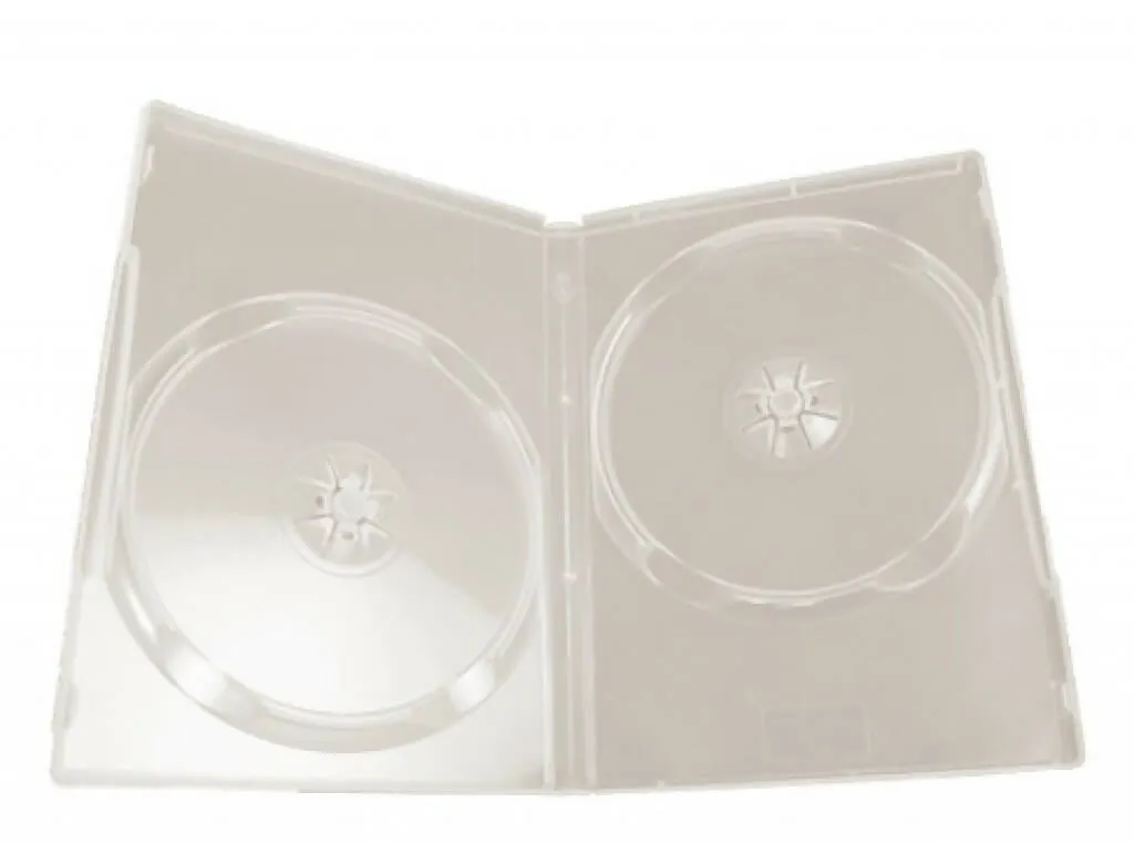 Case DVD Double Sided 14 mm White