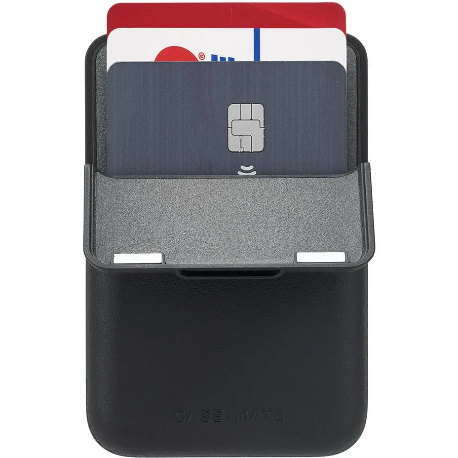 Case-Mate Magnetic Leather Flip Wallet for iPhone with MagSafe