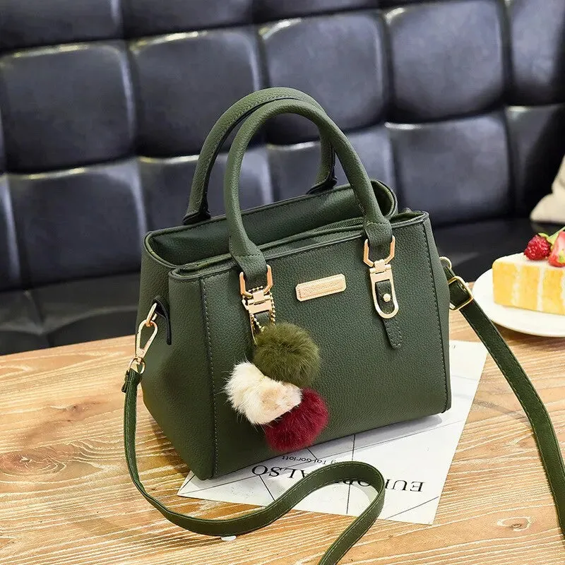 Chic Vintage PU Leather Tassel Handbag