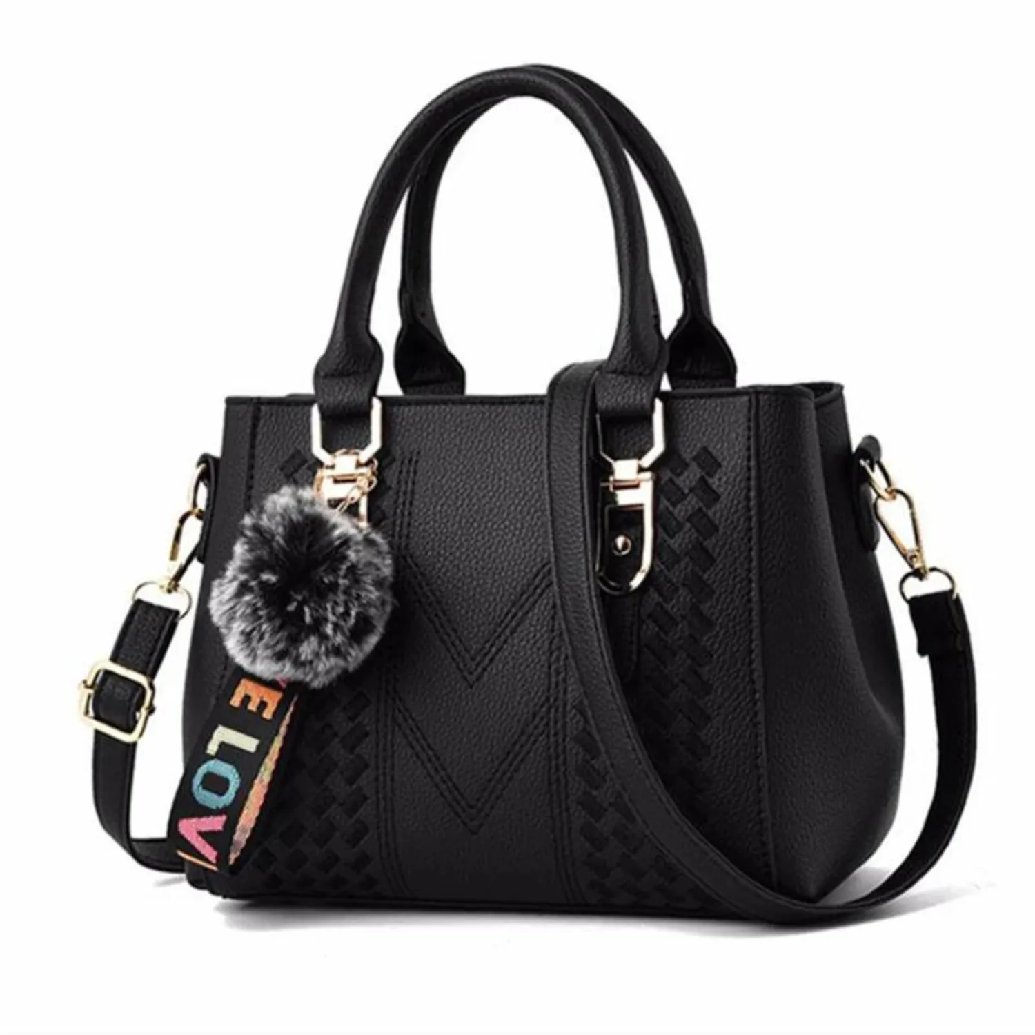 Chic Vintage PU Leather Tassel Handbag