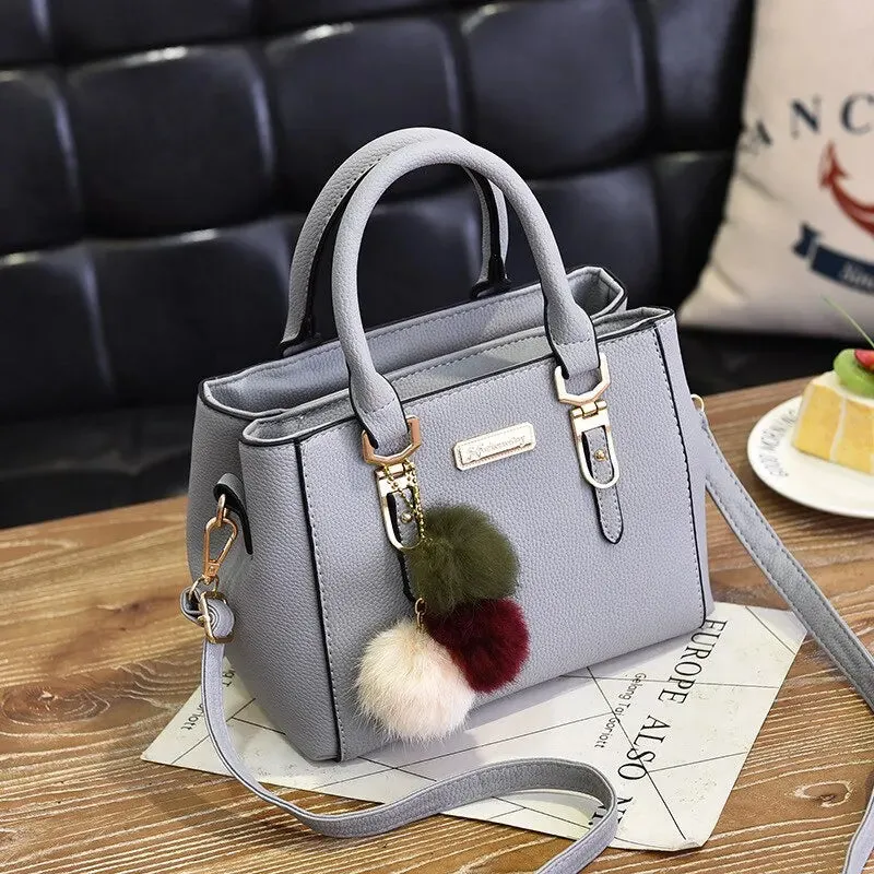 Chic Vintage PU Leather Tassel Handbag