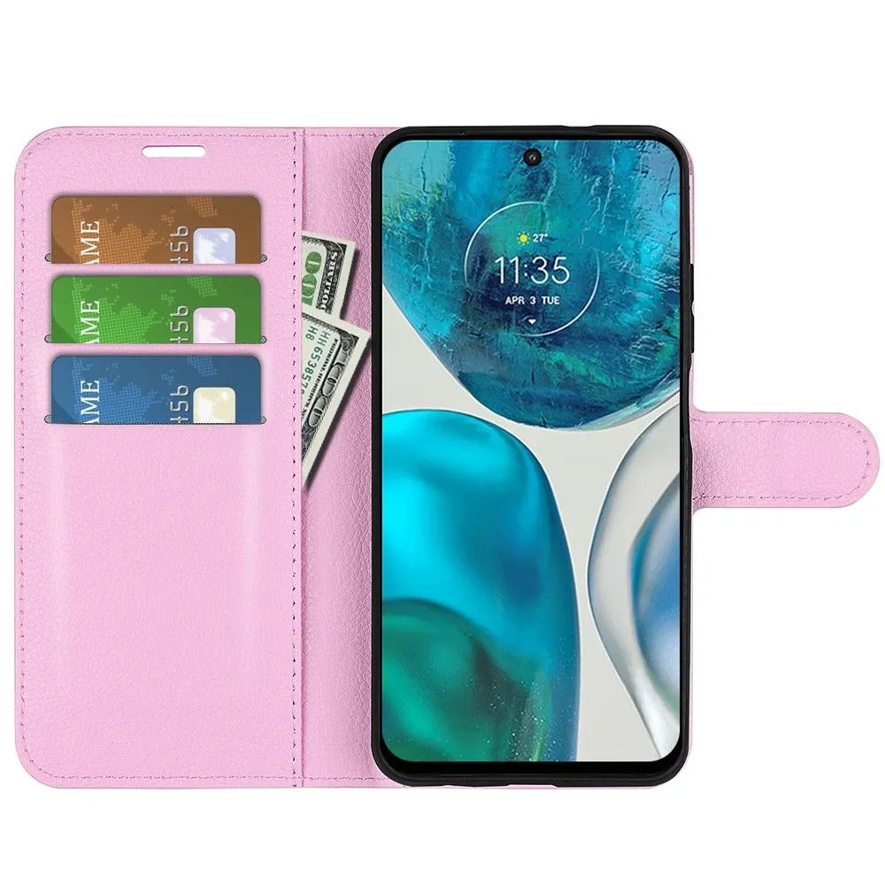 Classic Motorola Moto G52 / Moto G82 flip case - Pink