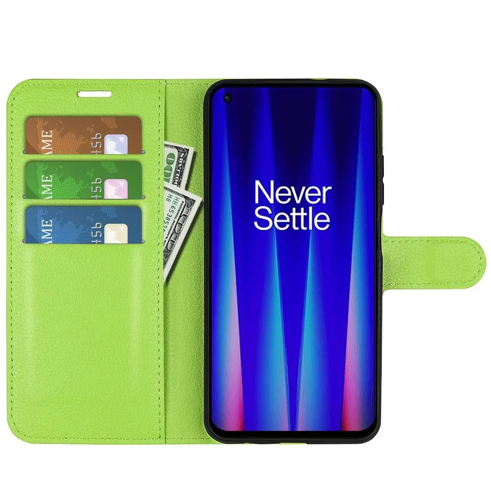 Classic OnePlus Nord CE 2 5G flip case - Green