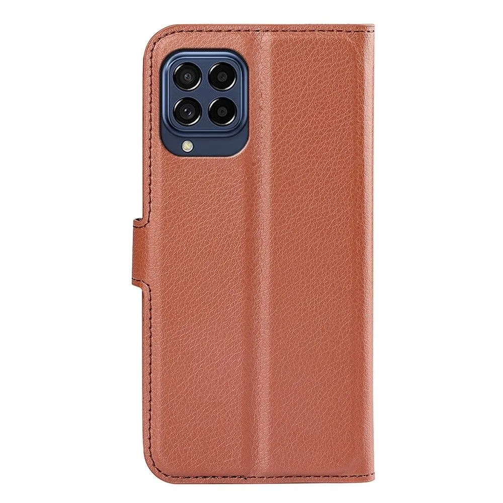 Classic Samsung Galaxy M53 5G flip case - Brown