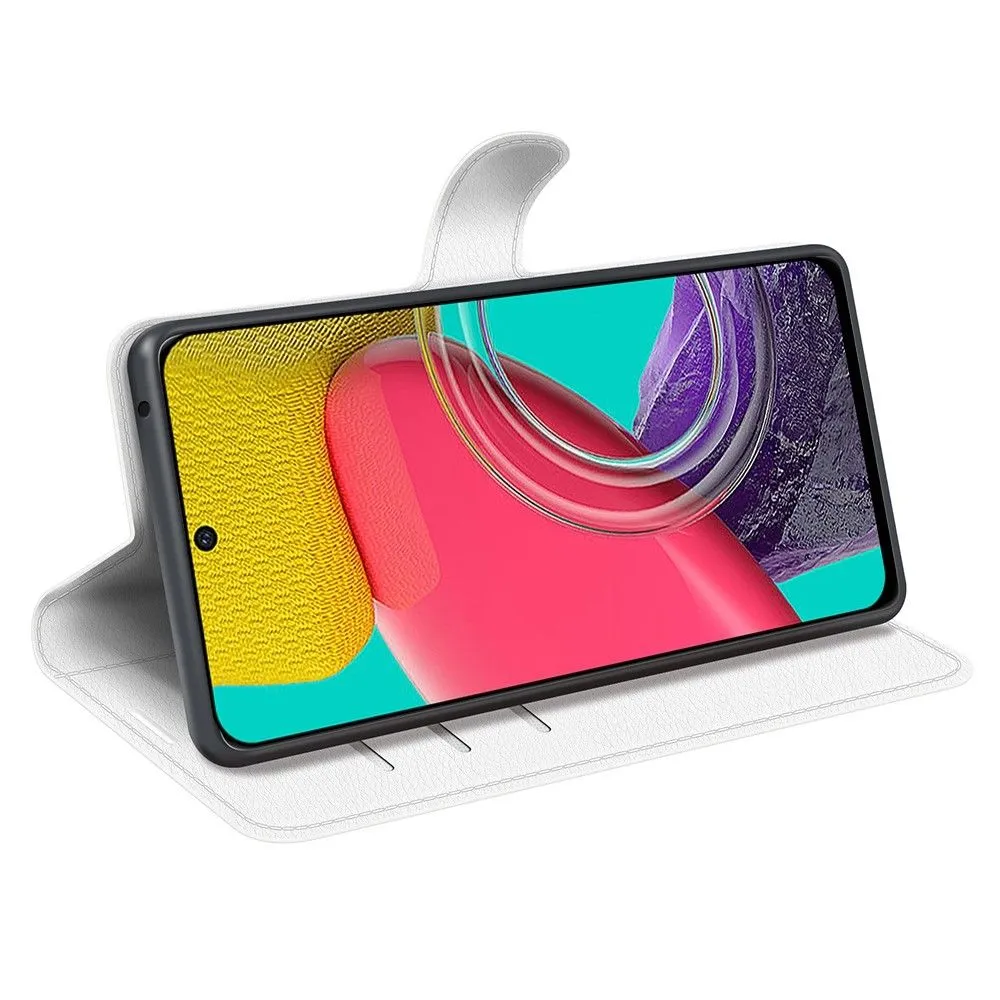 Classic Samsung Galaxy M53 5G flip case - White