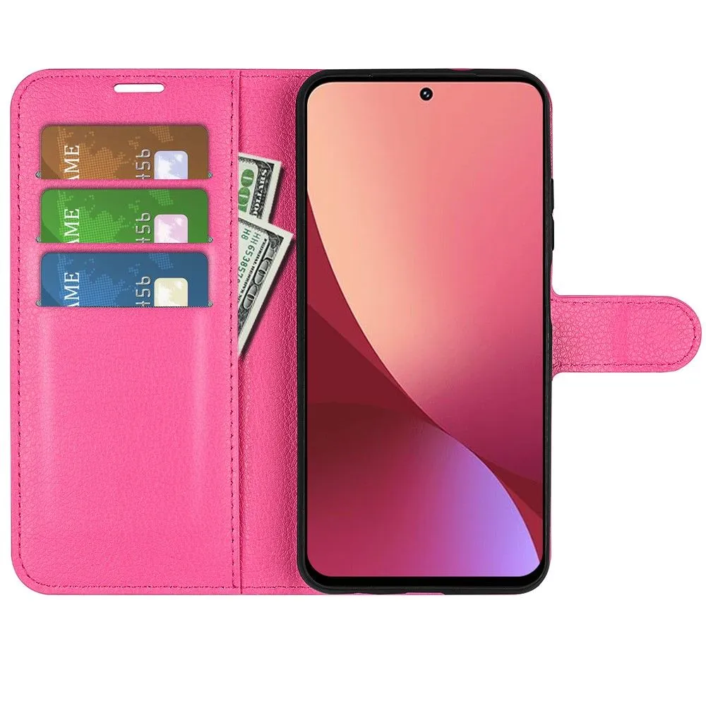 Classic Xiaomi 12 Lite flip case - Rose