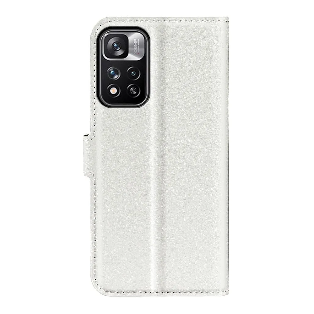 Classic Xiaomi Redmi Note 11 Pro Plus 5G flip case - White