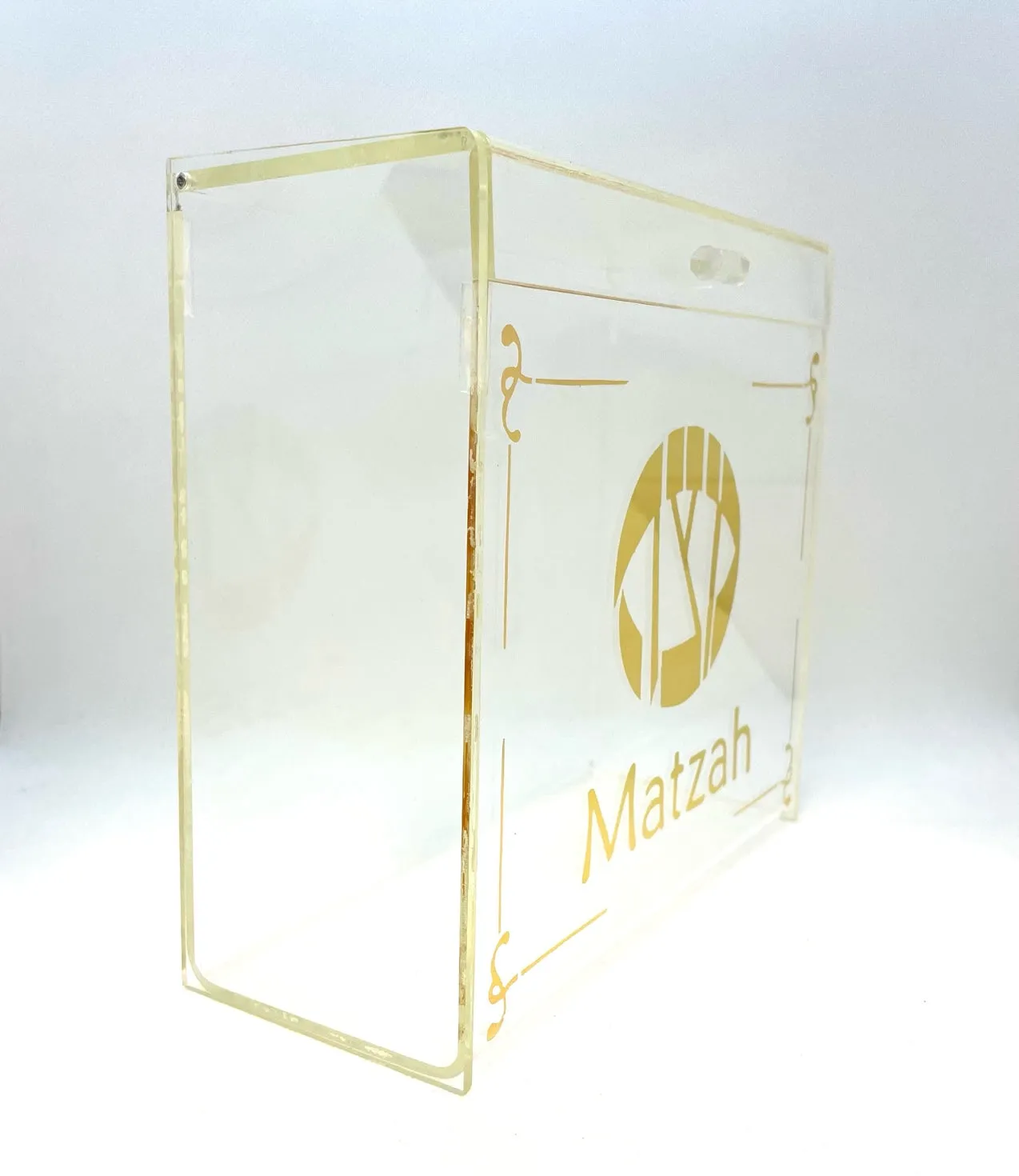 Clear Acrylic Matzah Box