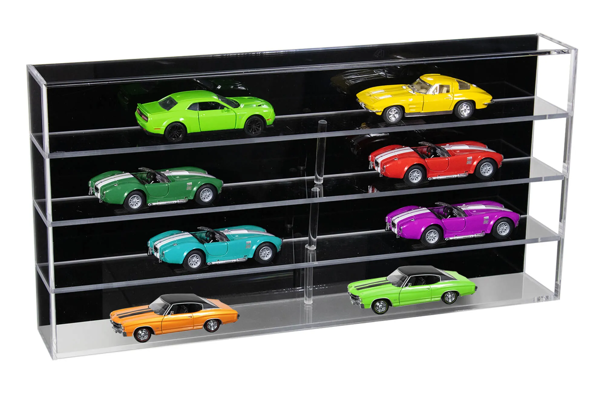 Clear Acrylic Versatile Display Case with Shelves