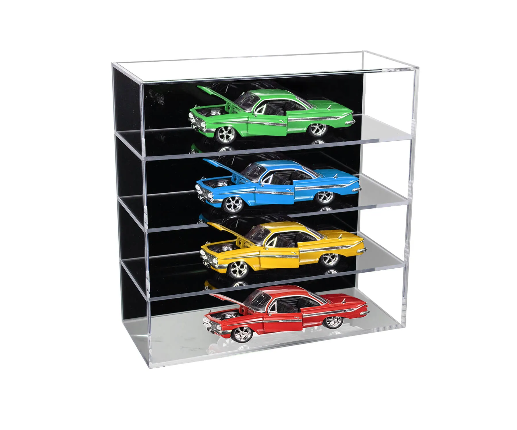 Clear Acrylic Versatile Display Case with Shelves