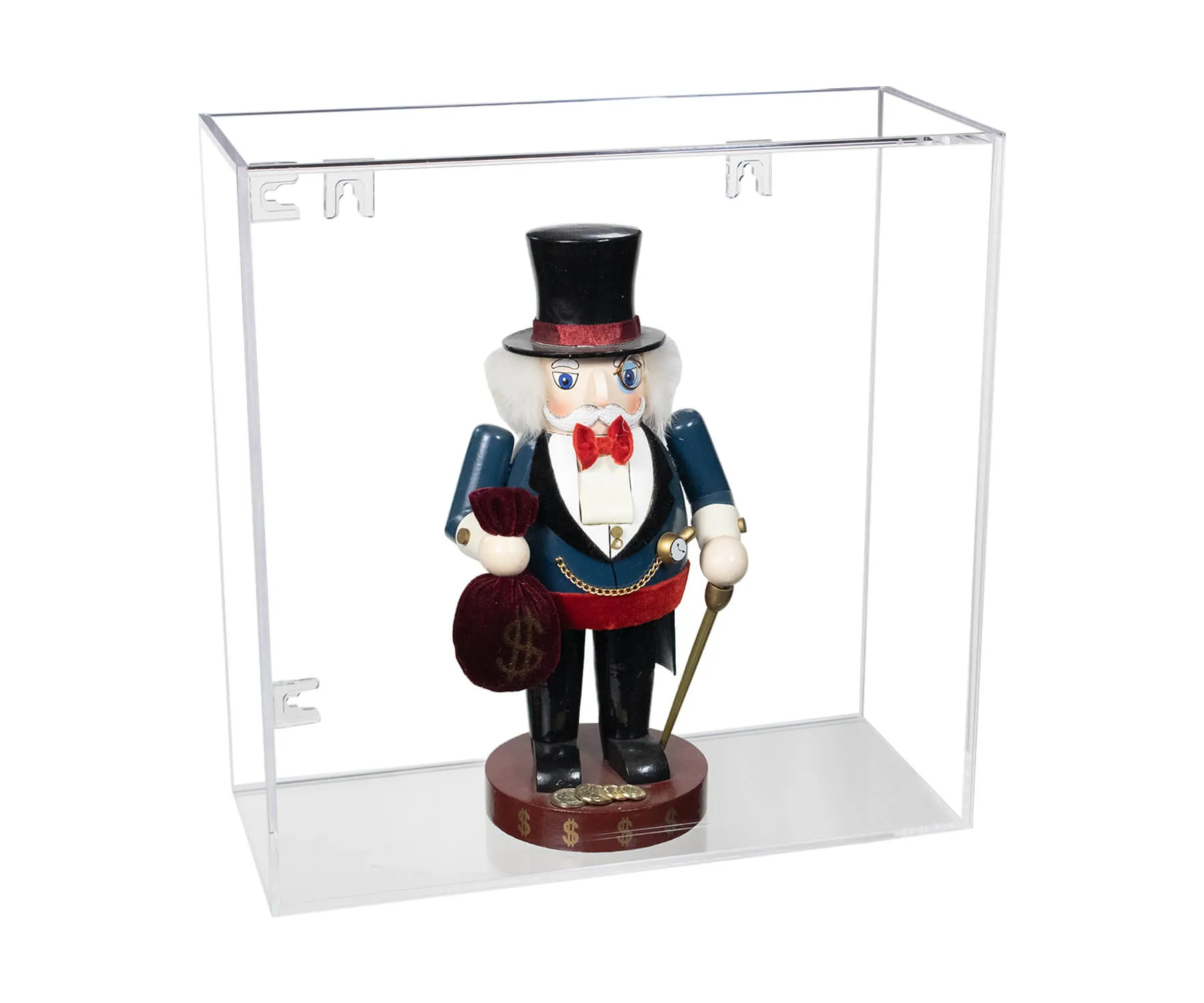 Clear Acrylic Versatile Display Case with Shelves