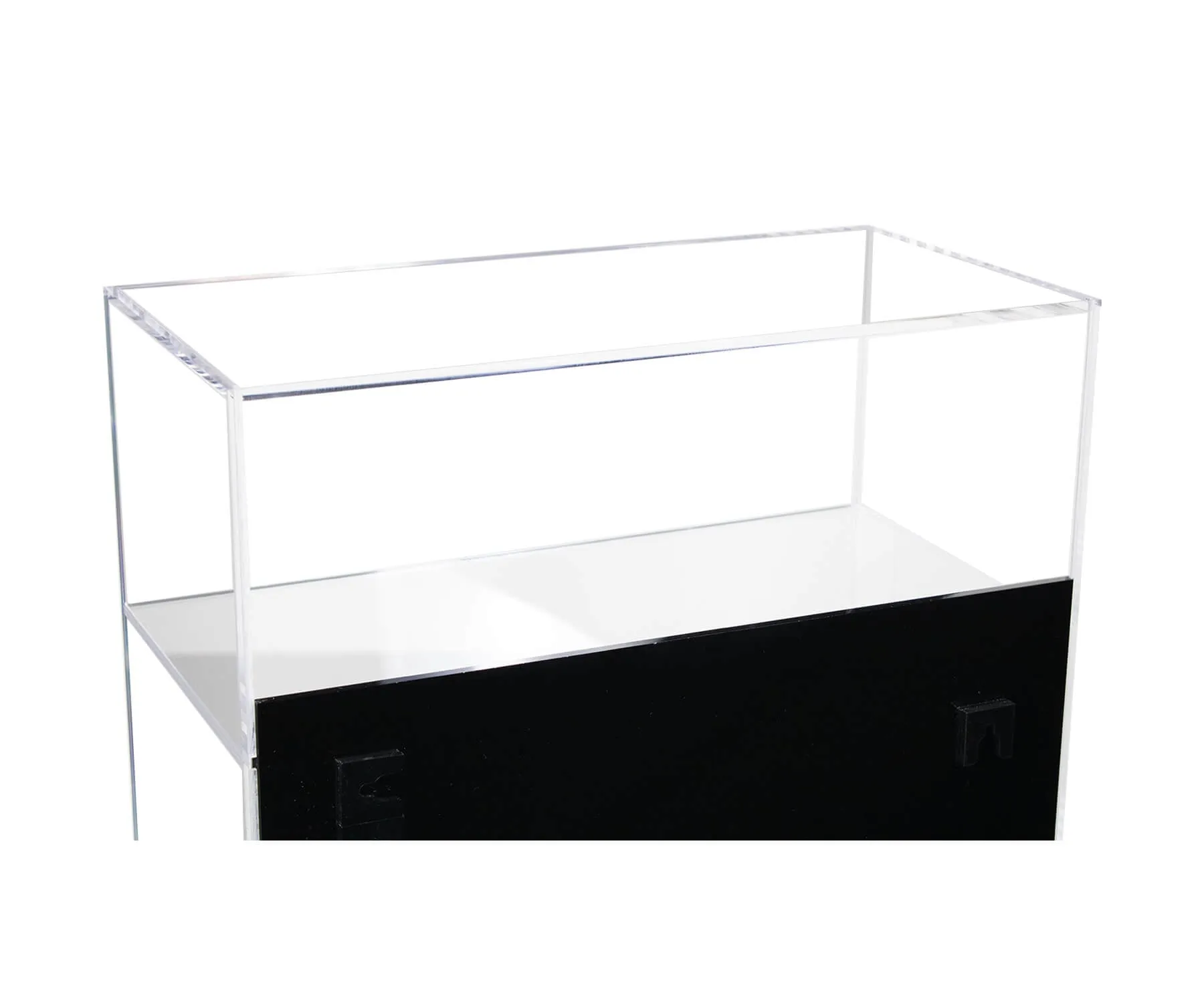 Clear Acrylic Versatile Display Case with Shelves