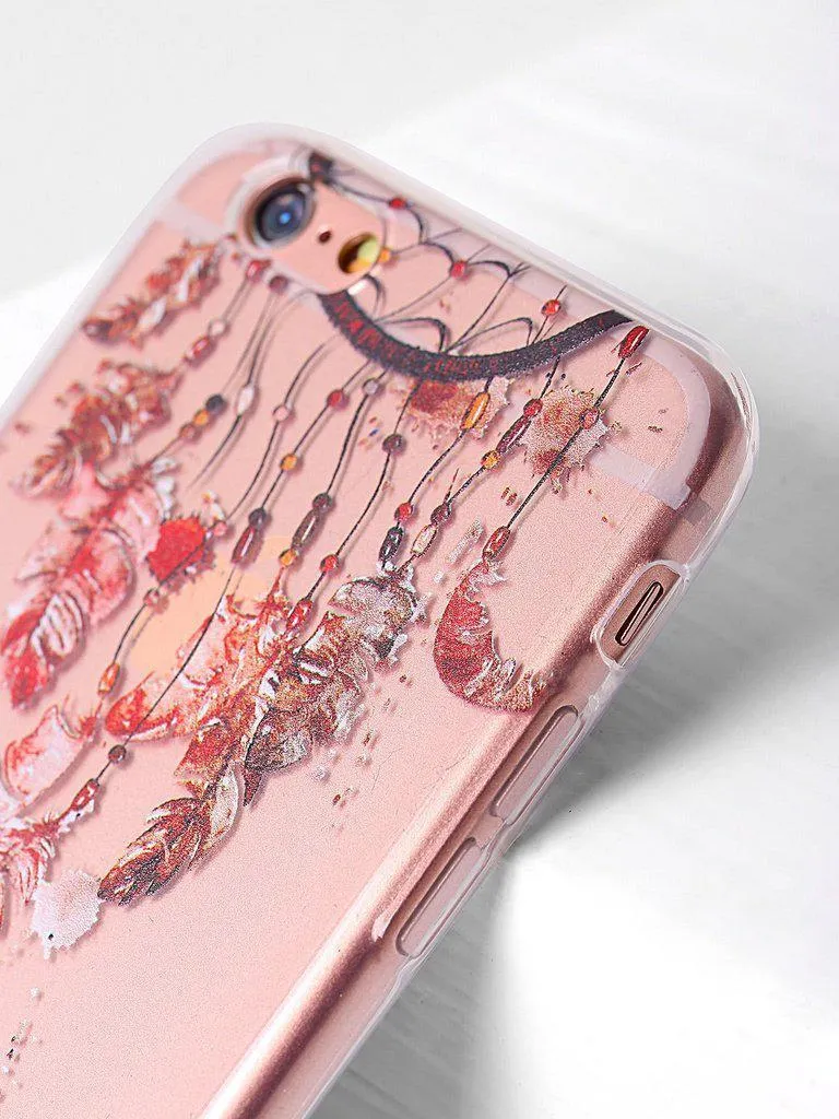 Clear Dreamcatcher Print iPhone Case