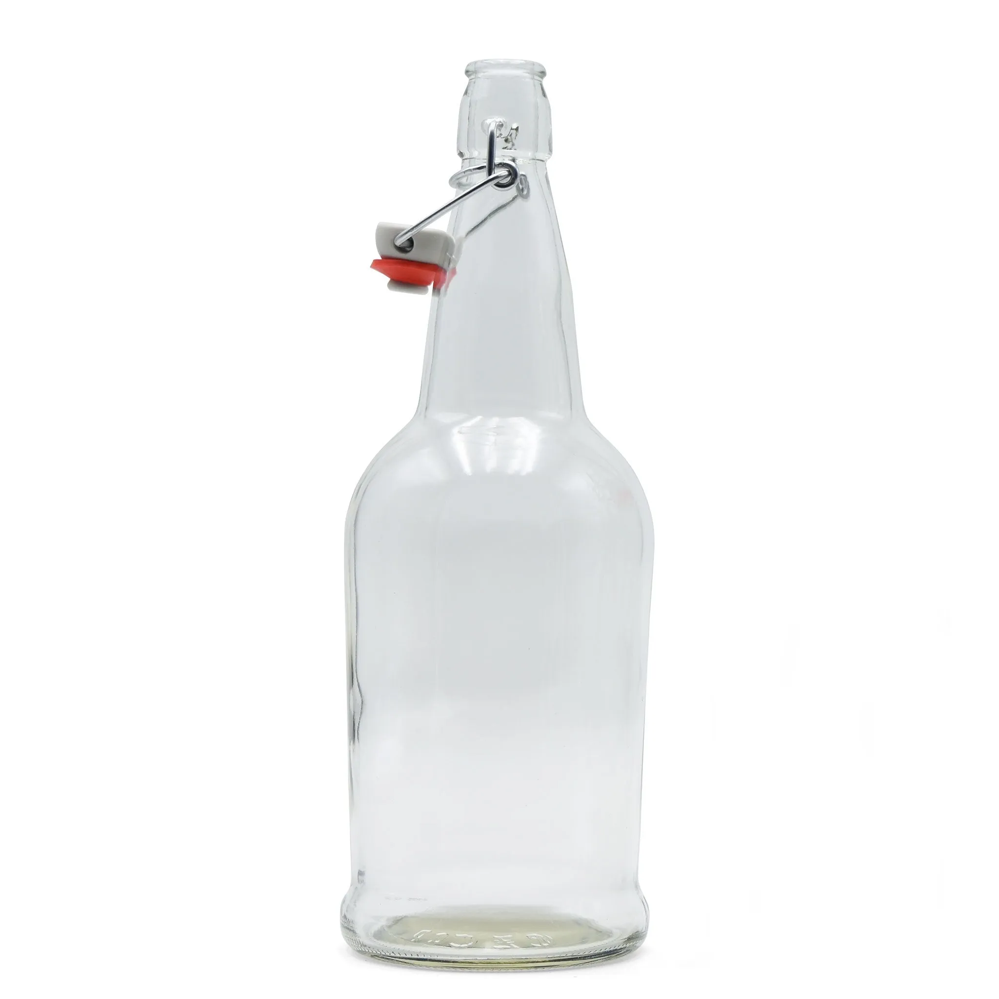 Clear EZ Cap Bottles w/ Swing Top - 1 Liter