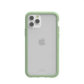 Clear iPhone 11 Pro Max Case with Sage Green Ridge