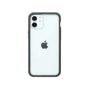 Clear iPhone 12 Mini Case with Black Ridge