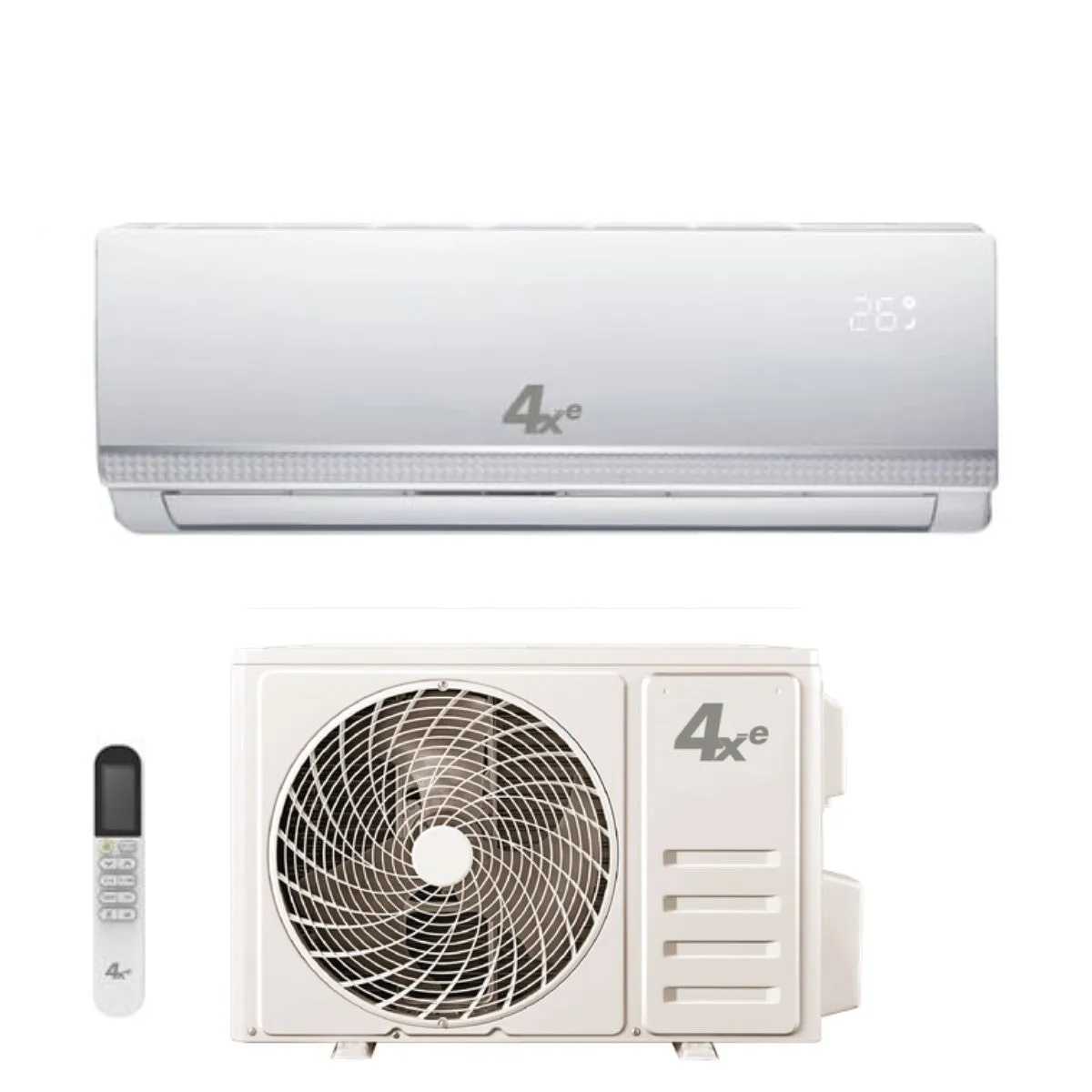 Climatizzatore Condizionatore 4Xe Inverter serie WHITE 24000 Btu WHITE124  R-32 Wi-Fi Optional Classe A  /A 