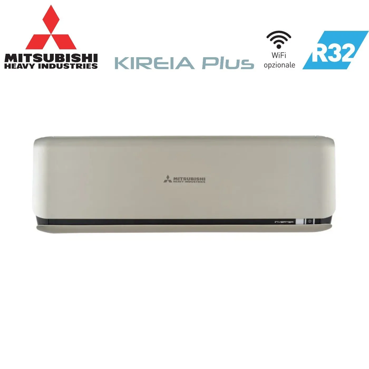 Climatizzatore Condizionatore Mitsubishi Heavy Industries Quadri Split Inverter serie KIREIA PLUS Titanium 7 7 12 21 con SCM80ZS-W R-32 Wi-Fi Optional 7000 7000 12000 21000