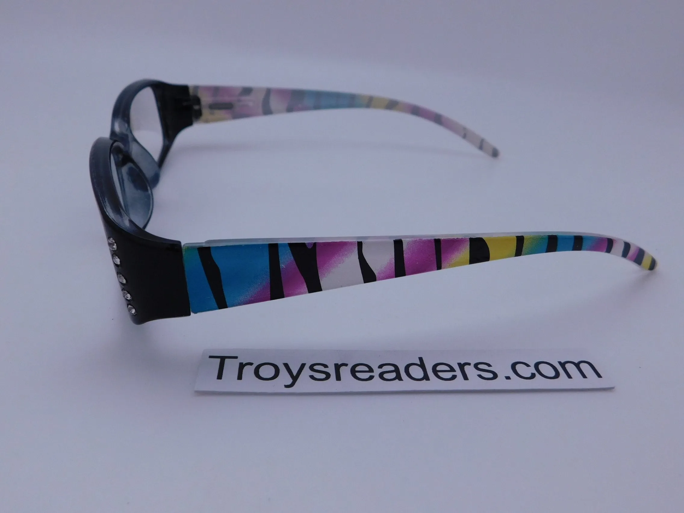 Colorful Animal Print Readers With Case in Four Colors