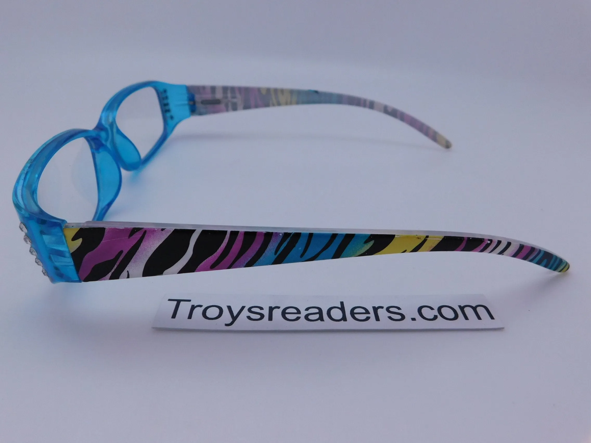 Colorful Animal Print Readers With Case in Four Colors