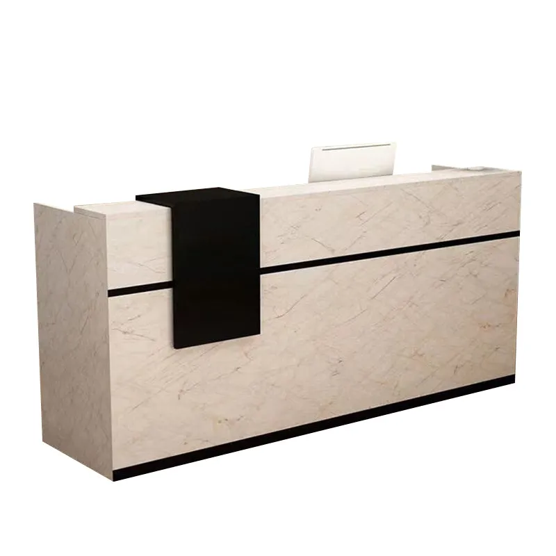 Compact Straight Front Desk with Keyboard Tray and CPU Holder for Shops JDT-10101