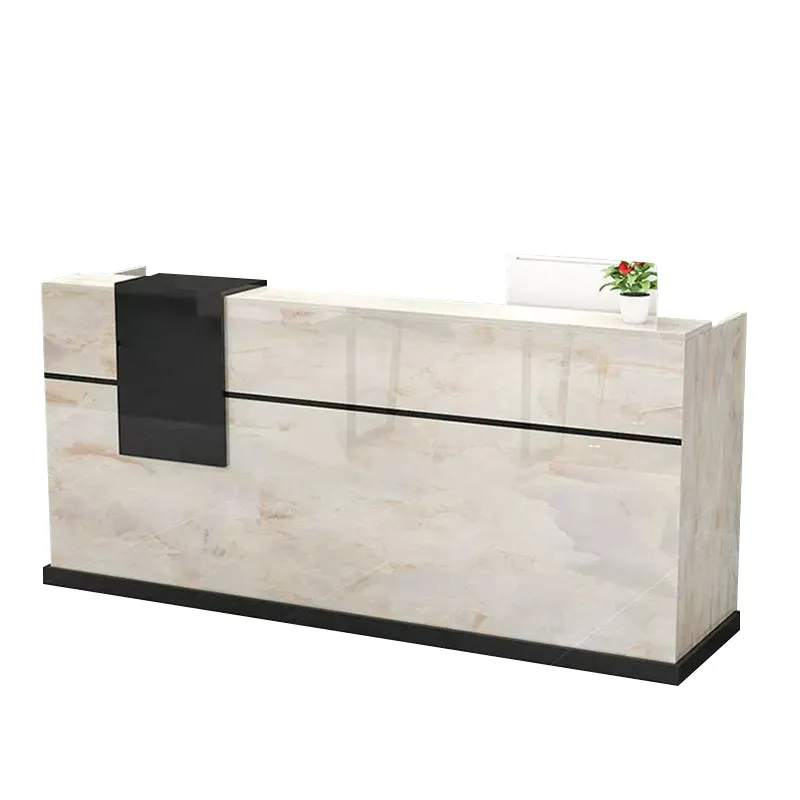 Compact Straight Front Desk with Keyboard Tray and CPU Holder for Shops JDT-10101