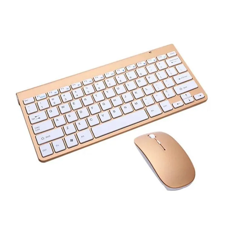 Compact USB Wireless Keyboard and Mouse Set for Laptops and Desktops