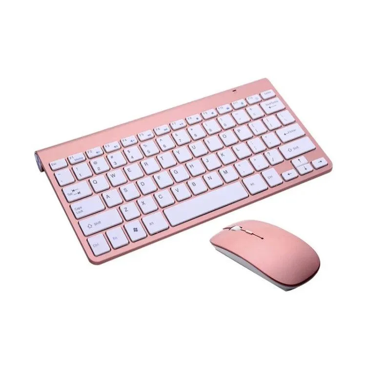 Compact USB Wireless Keyboard and Mouse Set for Laptops and Desktops