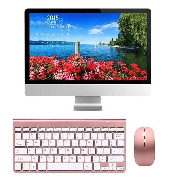 Compact USB Wireless Keyboard and Mouse Set for Laptops and Desktops