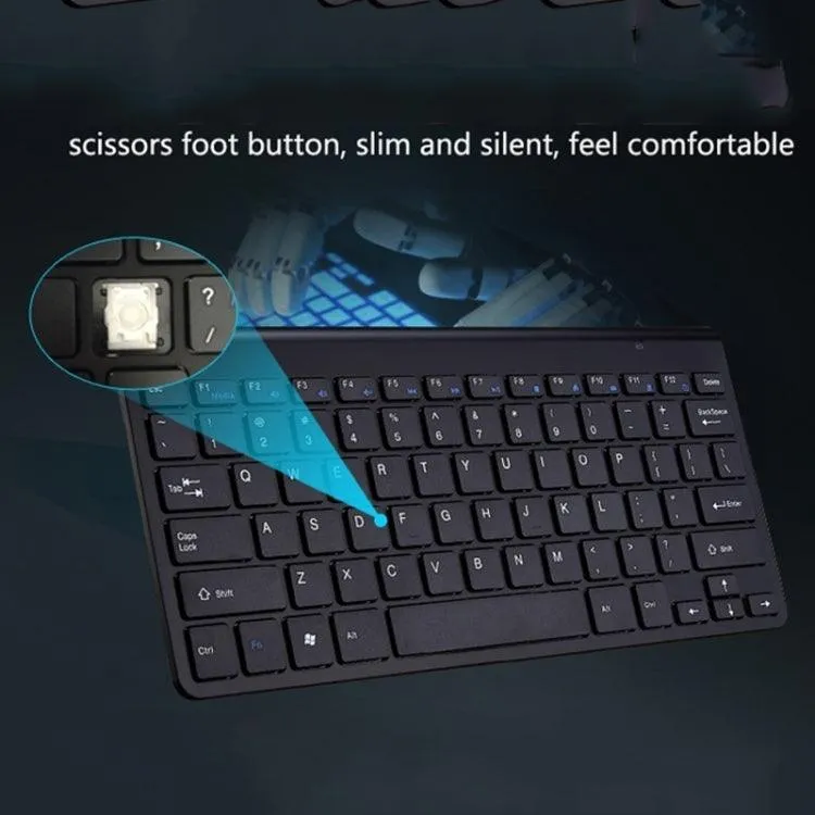 Compact USB Wireless Keyboard and Mouse Set for Laptops and Desktops