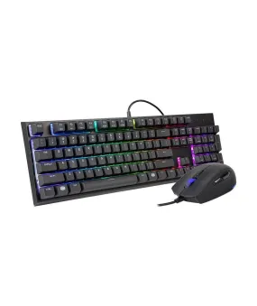 Cooler Master Combo MasterSet MS120 Gaming Keyboard, Clicky Mem-chanical & Mouse with Omron Switches