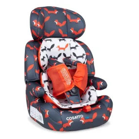 Cosatto Zoomi Group 123 Car Seat with 5 Point Plus (Charcoal Mister Fox)