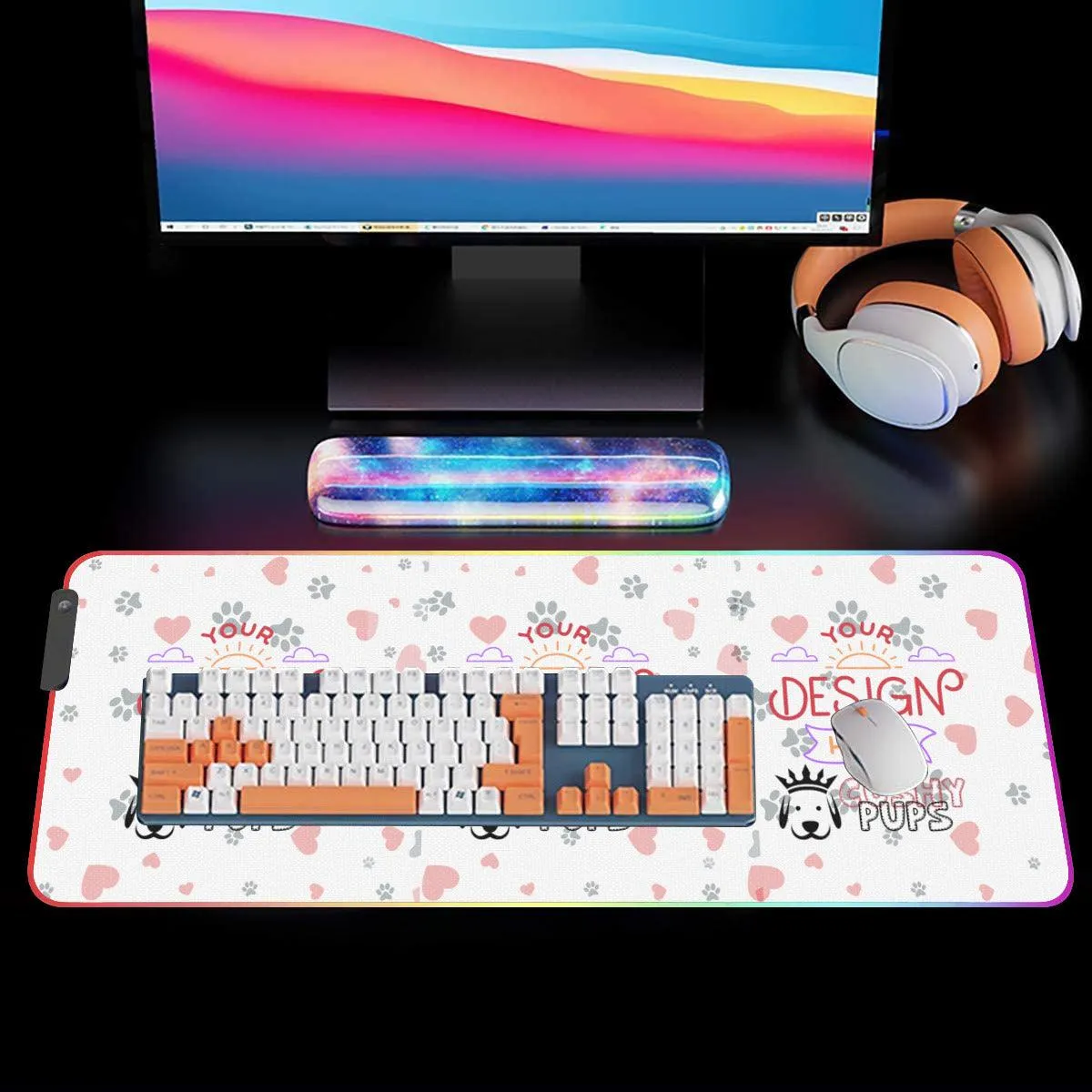 Custom Mouse Pad, Personalised Mouse Mat, Custom Gaming Mouse Pads, Custom Mouse Pads Large - Cushy Pups