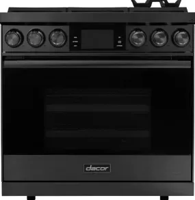 Dacor - 4.8 cu. ft  Dual Fuel Range in Graphite Stainless - DOP36C86DLM