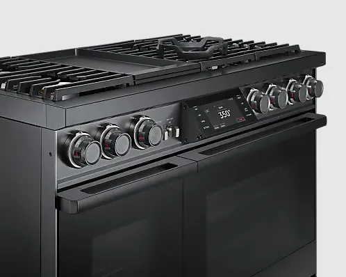 Dacor - 4.8 cu. ft  Dual Fuel Range in Graphite Stainless - DOP48C96DLM