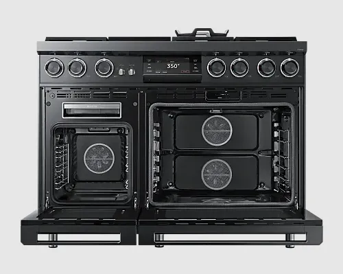 Dacor - 4.8 cu. ft  Dual Fuel Range in Graphite Stainless - DOP48C96DLM