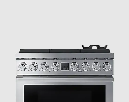 Dacor - 6.3 cu. ft  Dual Fuel Range in Stainless - DOP36T86DLS