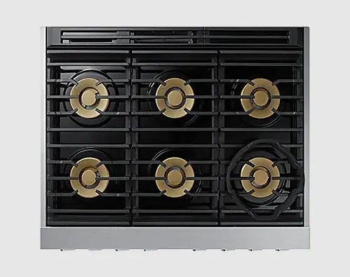 Dacor - 6.3 cu. ft  Dual Fuel Range in Stainless - DOP36T86DLS