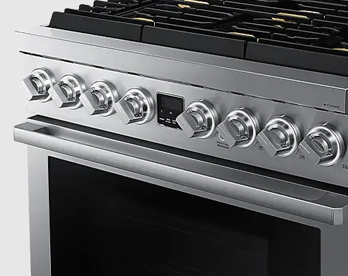 Dacor - 6.3 cu. ft  Dual Fuel Range in Stainless - DOP36T86DLS