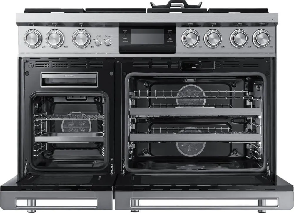 Dacor - 6.6 cu. ft  Dual Fuel Range in Stainless - DOP48M96DLS