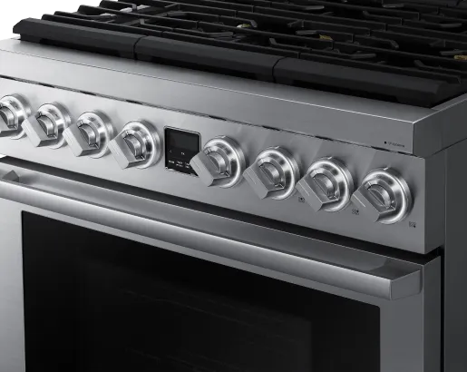 Dacor DOP36P86DLS Transitional 36" Dual-Fuel Range, Silver Stainless Steel, Natural Gas/Liquid Propan