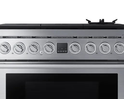 Dacor DOP36P86DLS Transitional 36" Dual-Fuel Range, Silver Stainless Steel, Natural Gas/Liquid Propan