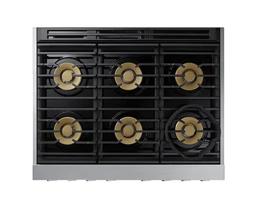 Dacor DOP36T86GLS Transitional 36" Gas Range, Silver Stainless Steel, Natural Gas/Liquid Propane