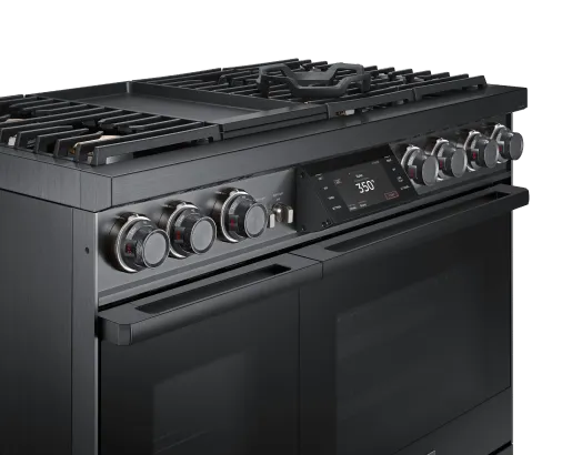 Dacor DOP48C96DLM 48" Pro Dual-Fuel Steam Range, Graphite Stainless Steel, Natural Gas & Liquid Propane