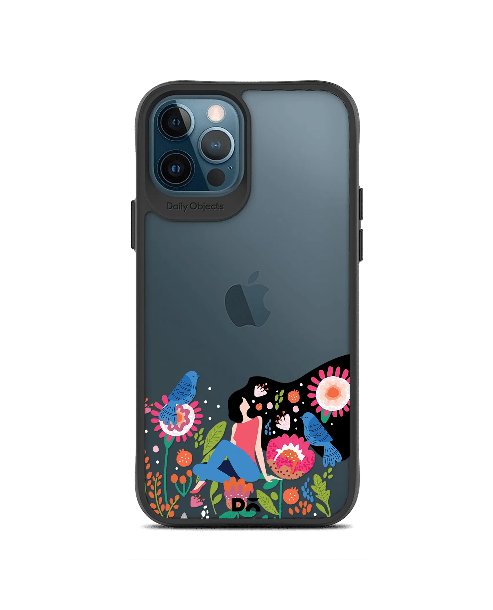 DailyObjects Day Dreamer Black Hybrid Clear Case Cover For iPhone 12 Pro Max